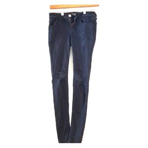 American Eagle skinny ripped jegging- extra long